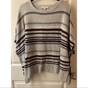 Striped Loft Poncho